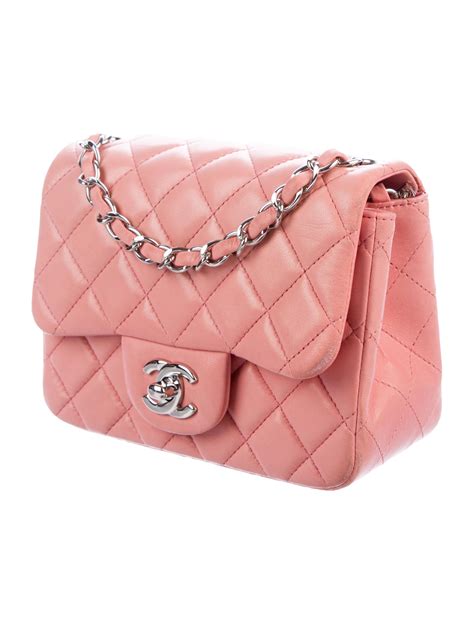 chanel red squre mini|chanel mini flap price.